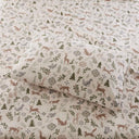 Cozy Flannel - 4 Piece Full Printed Sheet Set - Tan land Winter