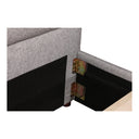 Takio - Queen Bed - Gray - Moe's Home Collection - Upholstered Beds - Elite Enclave Home