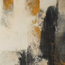 Landslide - Framed Abstract Print - Black / Brass / Gold / Gray / Orange / White / Yellow - Uttermost - Framed Prints - Elite Enclave Home