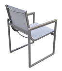 Metal Outdoor Dining Chair (Set of 2) - Light Gray