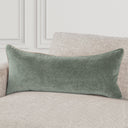 Heirloom - 16" x 36" SLD Velvet Pillow - Bay Green