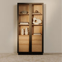 Charlotte - Tall Cabinet - Black - Moe's Home Collection - Display Cabinets - Elite Enclave Home