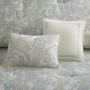 Chelsea - Square Pillow - Ivory - Harbor House Blue - Throw Pillows - Elite Enclave Home