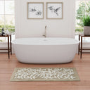 Serene - 24" x 60" Cotton Tufted Bath Rug - Taupe - Madison Park - Bath Rugs & Mats - Elite Enclave Home