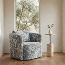 Caro - Side Table Travertine - Beige / Dark Gray - Moe's Home Collection - Side Tables - Elite Enclave Home