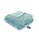 Heated Plush - Throw - Aqua - Beautyrest - Heated Throws - Elite Enclave Home