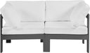 Nizuc - Outdoor Patio 2 Seat Modular Sofa With Gray Frame - Meridian Furniture - Stationary Sectionals- Elite Enclave Home