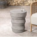 Anora - Outdoor Accent Table - Light Gray - Classic Home - Accent Tables - Elite Enclave Home
