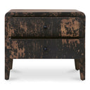 Iris - Nightstand - Distressed Black - Moe's Home Collection - Accent Nightstands - Elite Enclave Home
