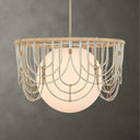 Arches - 1 Light Rattan Pendant - Light Brown