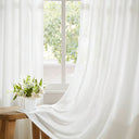 Lexus - 52x108" Rod Pocket With Back Tab Privacy Curtain Pair (Set of 2) - White - Madison Park - Curtain Sets - Elite Enclave Home