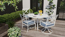 Bristol - Dining Chair, With Self Welt - Canvas Flax / White