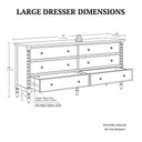 Beckett - Large Dresser - Antique Cream - Madison Park Signature - Dressers - Elite Enclave Home