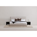 Luzon - Queen Bed - Light Gray - Moe's Home Collection - Upholstered Beds - Elite Enclave Home