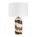 Ararat - Swirl Table Lamp - Brown / White - Uttermost - Table Lamps - Elite Enclave Home