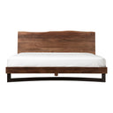 Bent - King Size Bed - Natural Stain - Moe's Home Collection - Slat Beds - Elite Enclave Home