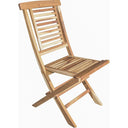 Solid Wood Outdoor Dining Chair - Natural