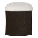 Port - Small Bench - Walnut / White - Uttermost - Upholstered Benches- Elite Enclave Home