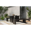 Lazarus - Outdoor Bench - Black - Moe's Home Collection - Benches - Elite Enclave Home