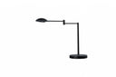 Metal Swing Arm Desk Table Lamp With Shade - Black