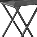 Aluminum Indoor Outdoor Tray Table - Gray