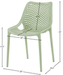 Mykonos - Outdoor Patio Dining Chair (Set of 2) - Meridian Furniture - Chair Sets- Elite Enclave Home