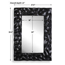 Malosi - Carved Mirror - Black