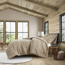 Breckenridge - Chenille Oversized Comforter Set - Tan