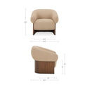 Otto - Accent Chair - Flecked Tan - Moe's Home Collection - Accent Chairs - Elite Enclave Home