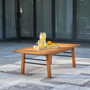 48" Solid Wood Outdoor Coffee Table - Natural