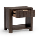 Baylee - 1 Drawer Nightstand - Cocoa Brown - Classic Home - Accent Nightstands - Elite Enclave Home