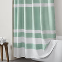 Spa Waffle - 72" Shower Curtain With 3M Treatment - Aqua - Madison Park - Shower Curtains - Elite Enclave Home