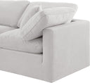 Indulge - Velvet 4 Seat Modular Sofa - Meridian Furniture - Stationary Sectionals - Elite Enclave Home