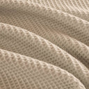 Waffle Weave - King Cotton Blanket - Khaki
