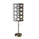 Mod Dot Novelty Table Lamp - Gray And White