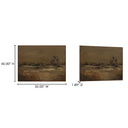 Ode - Framed Painting - Dark Brown - Moe's Home Collection - Framed Prints - Elite Enclave Home