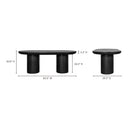 Rocca - Cement Dining Table - Black - Moe's Home Collection - Dining Tables - Elite Enclave Home