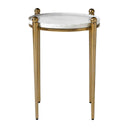Nahunta - Accent Table - Antique Brass