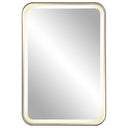 Crofton - Vanity Mirror - Gold & Pearl Silver