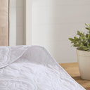 Oakley - 3 Piece Reversible Bedspread Set - White