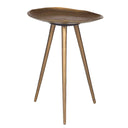 Lily Pad - Antique Brass Accent Table