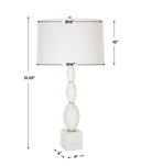 Regalia - White Marble Table Lamp