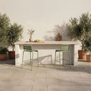 Kade - Outdoor Bar Stool (Set of 2) - Green - Moe's Home Collection - Chair Sets - Elite Enclave Home