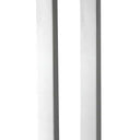Metal Two Light Desk USB Table Lamp With White Novelty Shade - Nickel