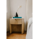 Theo - One Drawer Nightstand - Light Brown - Moe's Home Collection - Accent Nightstands - Elite Enclave Home