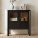 Hannah - Display Cabinet - Black - Moe's Home Collection - Display Cabinets - Elite Enclave Home