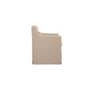 Lydia - Outdoor Slipcover Dining Chair - Light Brown - Moe's Home Collection - Dining Chairs - Elite Enclave Home