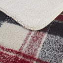 Bloomington - Faux Mohair to Sherpa Throw - Red - Woolrich - Throws - Elite Enclave Home