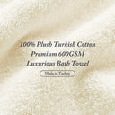 Turkish - 6 Piece Bath Towel Set - Natural - Madison Park Signature - Towel Sets - Elite Enclave Home