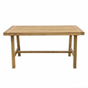 Solid Wood Outdoor Dining Table - Natural